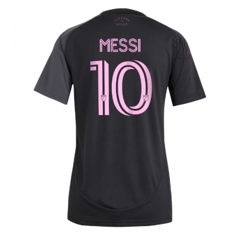 Billige Fotballdrakt Inter Miami Lionel Messi #10 Replika Bortedrakt Dame 2025-26 Kortermet Billige Fotballdrakt Inter Miami Lionel Messi #10 Replika Bortedrakt Dame 2025-26 Kortermet